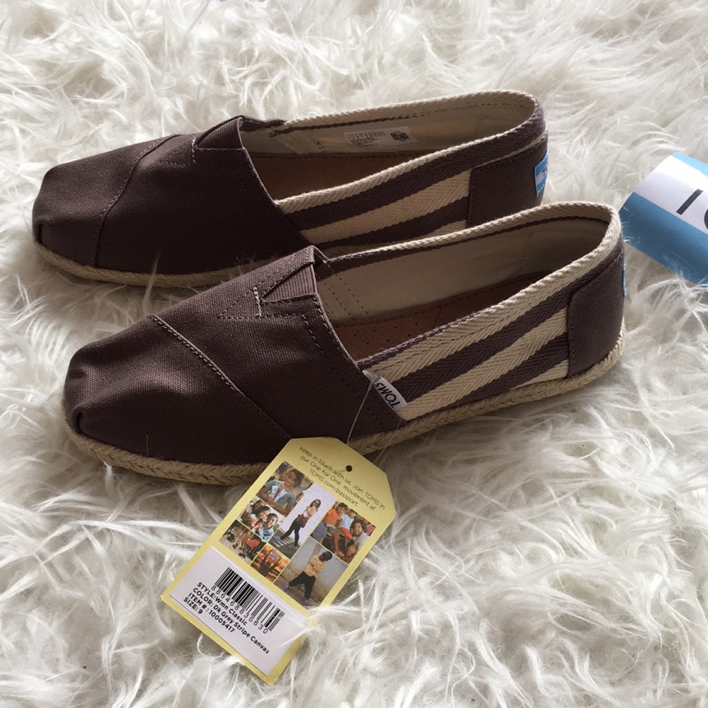 Toms classic Dark Grey Stripe
